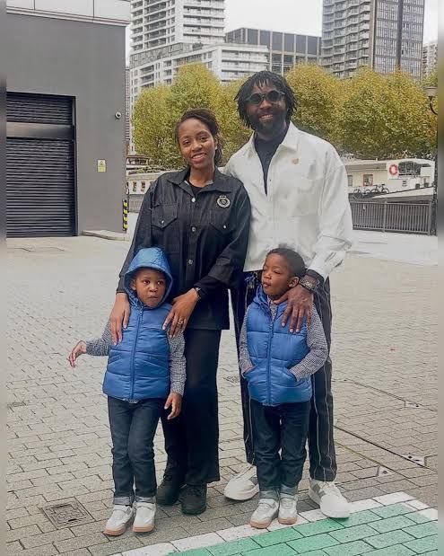 Khafi with Gedoni and their two children